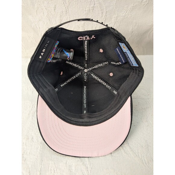 Manchester City FC Ice Cream Flat Brim Snapback Hat Fan Ink Soccer Football MLS - Picture 6 of 8